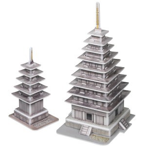 D-크래커플러스 3D입체퍼즐-미륵사지석탑과 정림사지오층석탑