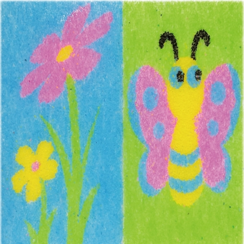 [데코샌드] 꼬메빔보 연필꽂이만들기 210 들꽃,나비