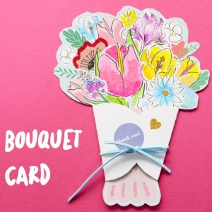 [더펀즈]꽃다발 카드 만들기 5set
