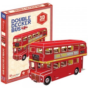 [3D입체퍼즐] 큐빅펀 2층 버스(S3018h)