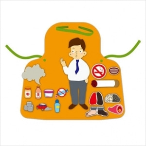 [성보건교구] 금연교육 앞치마+매직가방