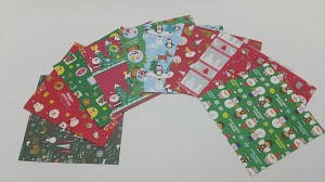 [서울핸즈] 크리스마스 패턴지(10cm,15cm,20cm,25cm)20종20장(옵션선택)
