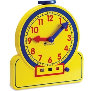 [러닝리소스] EDU 2996 시간학습기대형-12시간 Primary Time Teacher™ 12-Hour Learning Clock?