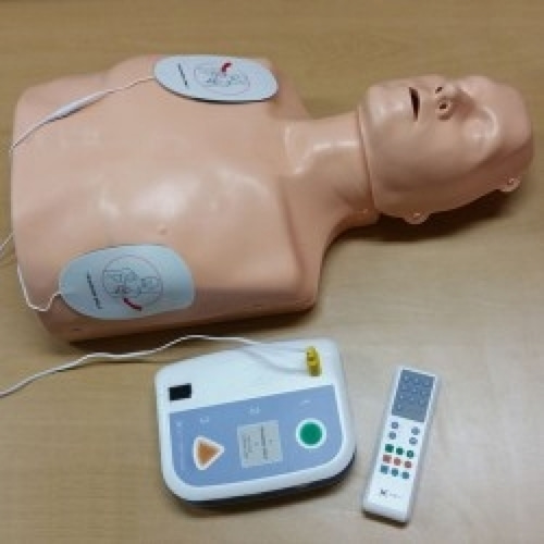 성보건교구_제세동기+마네킨 CPR 실습훈련 세트(CPR-PACK)(kim6-38)