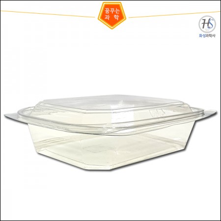 투명한사각플라스틱그릇 (210*160mm 높이50mm)