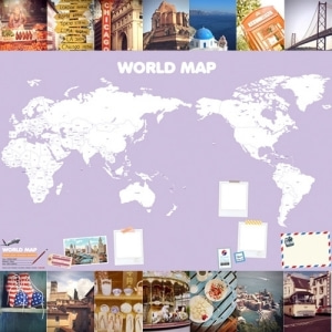 만들기공예 더펀즈 나의 World map(세계지도)