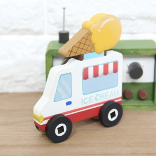 [아기자기우드] 아이스크림 트럭 (양면)  -A56-0008