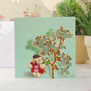 [디자인소품] Oriental Spring Mini Card
