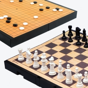 [보드게임] 명인중형바둑,체스(양면)(M-250)/구MC-250