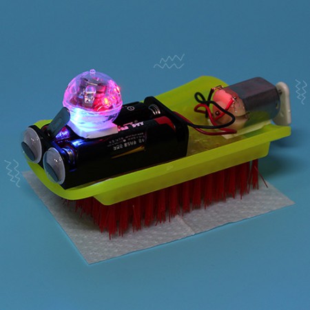 LED 물걸레 청소진동로봇(5인 세트)