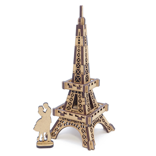 모또 나무 세계 랜드마크 파리 에펠탑 입체퍼즐 만들기