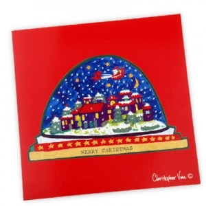 [디자인소품] 크리스마스 카드-CHRISTMAS SNOW DOME(CCXM005)