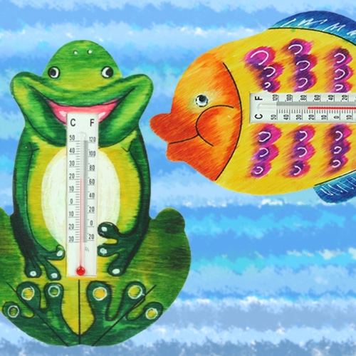 [만들기공예] 탑키드 온도계-개구리/물고기