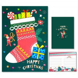 만들기대장 선물양말 크리스마스 카드만들기