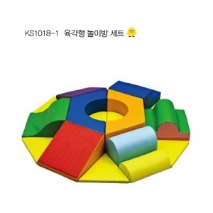 [유아동체육] 조이매트 육각형 놀이방 세트 _KS1018-1