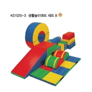 [유아동체육] 조이매트 생활놀이매트 세트B_KS1025-3