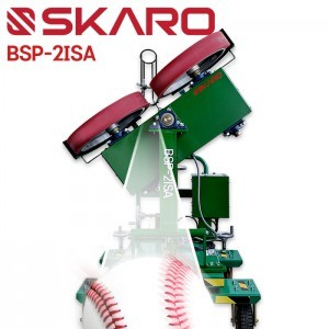 스카로 - 야구피칭머신 BSP-2ISA 2휠 승강형 65~150km 경식구용 초/중/고/대/프로선수 추천 야구로봇