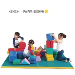 [유아동체육] 조이매트 쿠션적목세트(36개)_KS1023-1