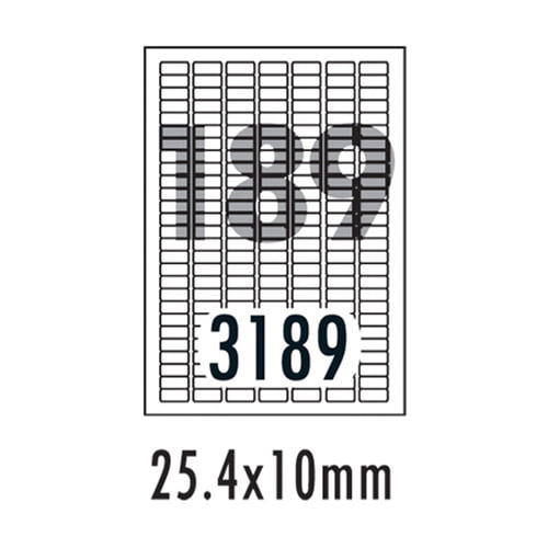 [폼텍]분류표기용라벨 LQ-3189 (20매/189칸)