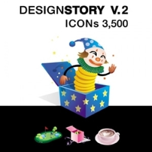 [영상교육] 디자인스토리 V.2 아이콘 3,500(Design Story V.2 ICONs 3,500)