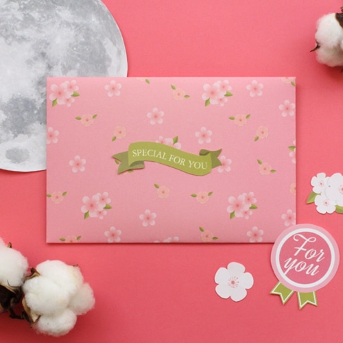 [도토리클래스] 벚꽃카드봉투10p