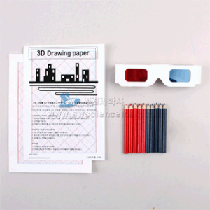 세원과학사 3D 안경+3D 드로잉 페이퍼 5명 1SET