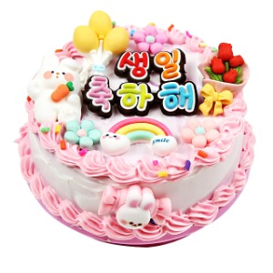 [투영] 생일 축하해 케이크 오르골 꾸미기 세트