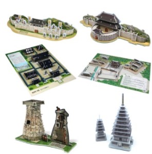 D-크래커플러스 3D입체퍼즐- 유네스코 세계문화유산 6종 퍼즐세트