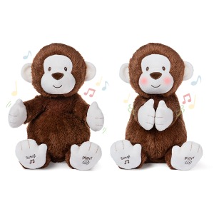 매직캐슬 건드작동완구 노래하는 짝짜꿍 원숭이 30cm AAx3EA G6052184