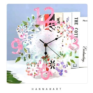 레진 실리콘 몰드 HM-31호 꽃 시계
