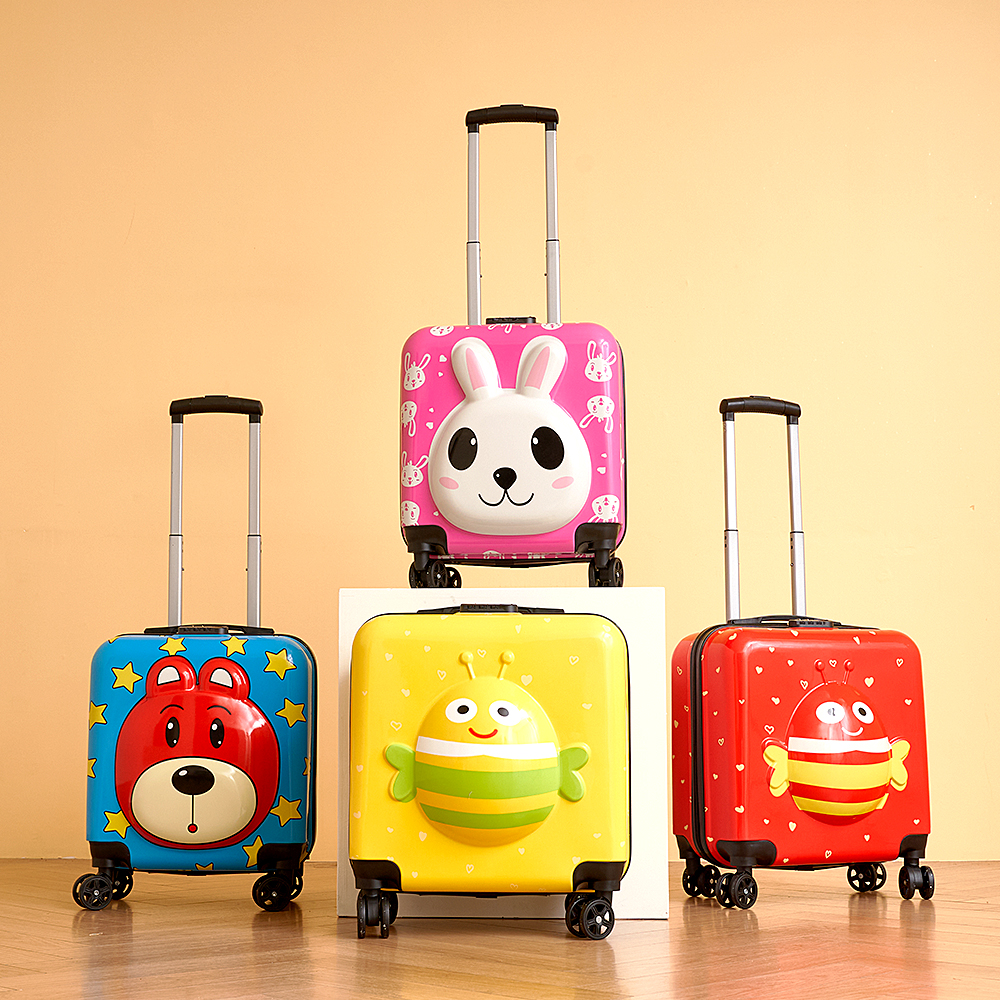 빨간오리 어린이 18인치 동물 캐릭터 캐리어 여행 기내용 가방