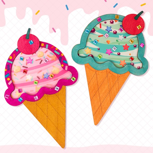 [ARTSAM] MDF 투명 아이스크림 꾸미기