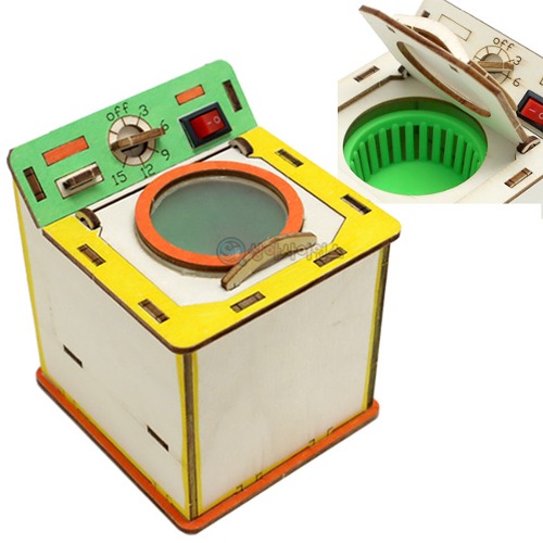 DIY 나무 세탁기(통돌이 세탁기원리)(1인용 포장)