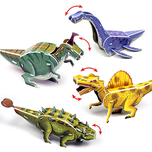 3D입체퍼즐 공룡시리즈2 4종