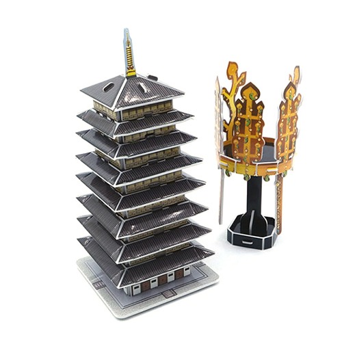 3D입체퍼즐 신라금관과황룡사구층목탑