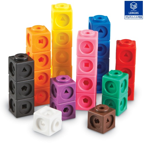 (러닝리소스) 매쓰링크세트 (100개) Mathlink Cubes, Set of 100 LER 4285