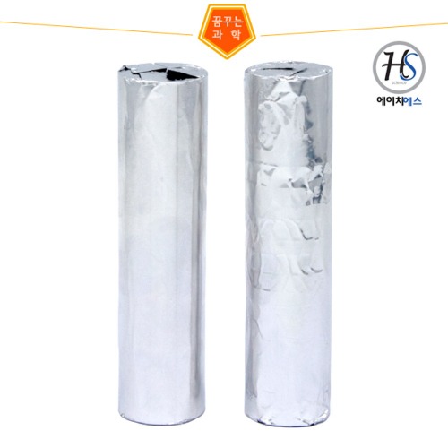 [HS]알루미늄 호일로 감싼기둥(자석.플라스틱)-2종1조