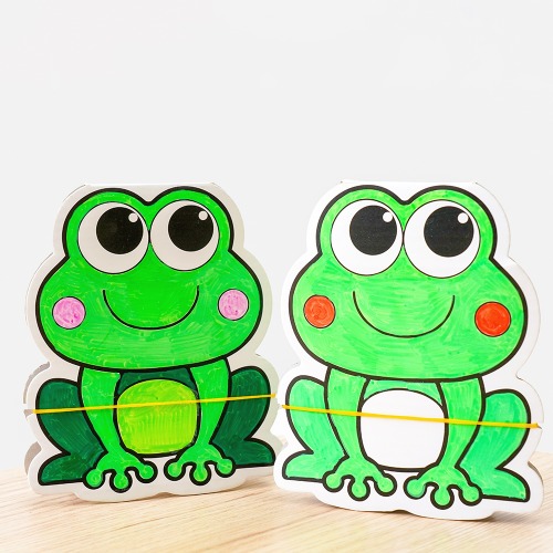 [민화샵] 개구리 한살이 점프 장난감(북아트 포함)