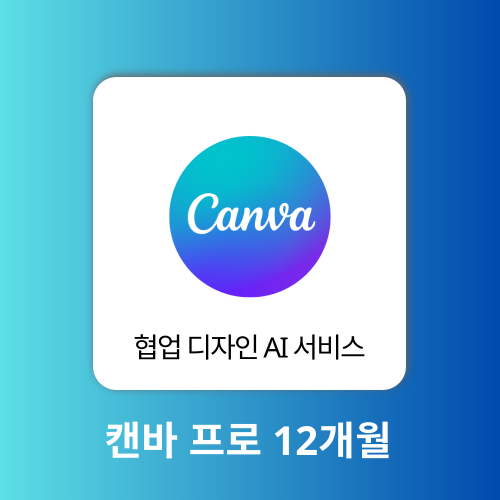 AI 에듀테크 캔바 프로 Canva Pro 구매대행