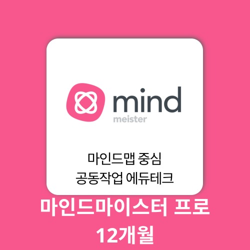 AI 에듀테크 마인드마이스터 프로 1계정 12개월 MindMeister 구매대행